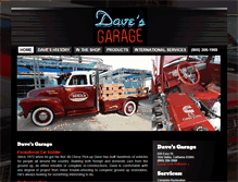 Tablet Screenshot of davesgarage-hotrodshop.com